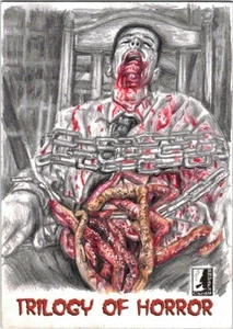 RRParks Kickstarter Trilogy of Horror Sketch Card Artist Ross Pickerel - Picture 1 of 2