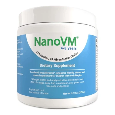 NanoVM 4 - 8 Years Pediatric Oral Supplement Unflavored 275 Gram Jar 1 Ct - Image 1 of 3