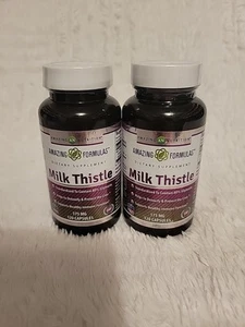 Amazing Nutrition. Milk Thistle 175mg/120Caps. 2 Pack! Exp.2/26. Free Ship! - Picture 1 of 4