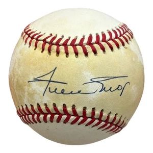 Vintage Willie Mays Single Signed Official Rawlings National League Baseball JSA - Picture 1 of 8