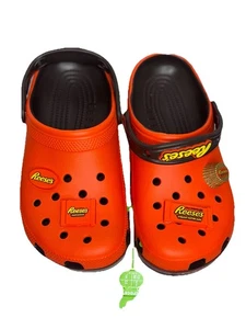 Crocs Unisex Kinder Reeses Classic Espresso robuster Croslite Clog Größe J 5 - Bild 1 von 5