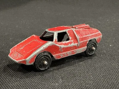 Tootsie Toy Red Fiat Abarth Die cast Vintage - Image 1 of 3