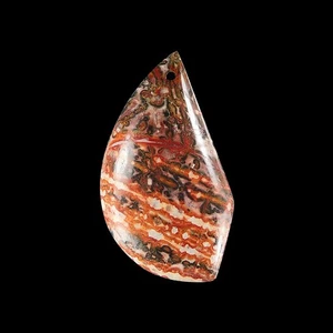 Leopard Skin Jasper BEAD 45x23x6 mm HB300136 - Picture 1 of 4