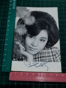 Hong Kong 60-70's Actress Movie Star Original Photo Signature Lily Ho 何莉莉 邵氏电影 - Picture 1 of 2