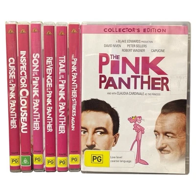 The Pink Panther DVD Movie Collection x 7 Disc Set Comedy Classics Bundle Lot - Image 1 of 4