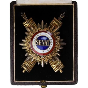 [#1023068] France, Insiqgne Sénateur IIIème République, Politics, Society, War,  - Picture 1 of 2