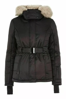 Topshop New Woman SNO Collection Black Ski Jacket UK12 EUR40 US8 - Image 1 of 4