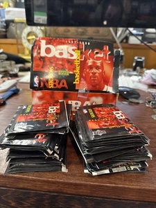 1997-98 Upper Deck Basketball Stickers Sealed Box (100 Packets) - Picture 1 of 3