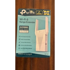 TP-Link AX3000 WiFi 6 Range Extender RE715X - WiFi Dead Zone Killer, OneMesh - Afbeelding 1 van 7