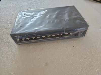 YuanLey 11 Port Ethernet Switch with 8 PoE+ 2 Port 1000Mbps, 1 SFP Port - Image 1 of 4