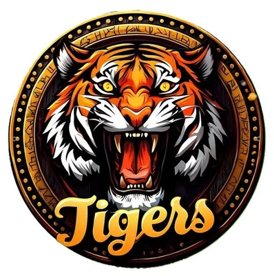 DETROIT TIGERS 8" ROUND METAL SIGN - 2D FLAT HD PRINTED SIGN - BRAND NEW - Image 1 of 2