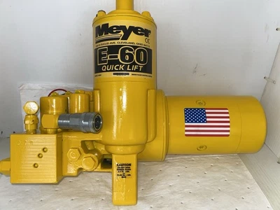 Rebuilt Meyer E60 E-60 Snow Plow Pump ( New Ram & Motor & Coils!) - Image 1 of 4