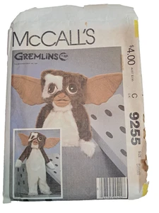 McCall's Sewing Pattern Child Gremlins Gizmo Costume Size Small 7 uncut #9255 - Picture 1 of 4