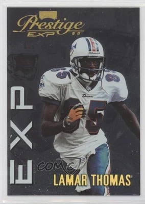 1999 Playoff Prestige EXP Reflections Gold /1000 Lamar Thomas #EX131 - Image 1 of 2