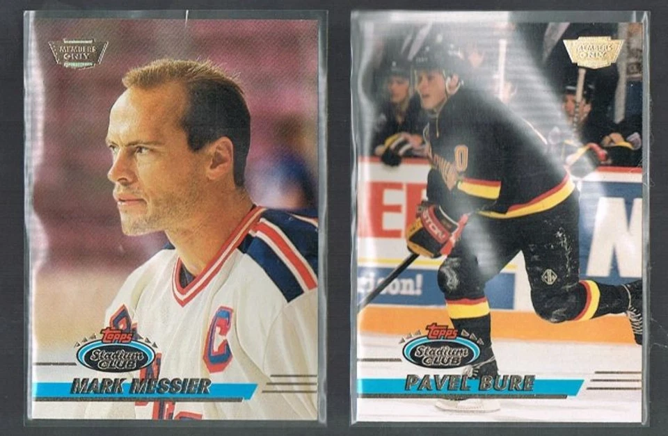 1993/94 topps Stadium Club Members only MARK MESSIER #35 Rangers HOF Legend - Image 1 of 1