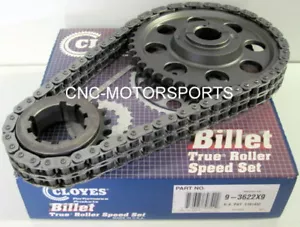 BB FORD 460 514 RACE BILLET TRUE ROLLER TIMING CHAIN 9 KEYWAY CLOYES 9-3622X9 - Picture 1 of 1