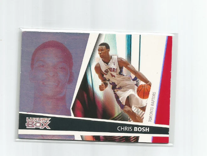 CHRIS BOSH (Toronto Raptors) 2005-06 TOPPS LUXURY BOX SEASON TICKET CARD #27 - Image 1 of 2
