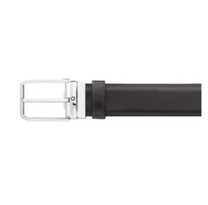 MONTBLANC 128765 BELT WITH PIN BUCKLE MM30 REVERSIBLE DOUBLE COLOR - Picture 1 of 5