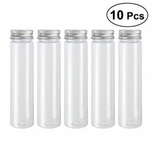 10pcs Reagenzgläser Reagenzglas aus Kunststoff mit Schraubverschluss 110ml B - Bild 1 von 10