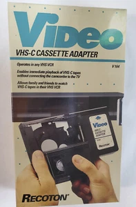 VHS-C CASSETTE ADAPTER Recoton V164 1994 VHS-C to VHS Tape - Picture 1 of 5