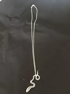 STERLING SLIVER SNAKE PENDANT & CHAIN, 4 grams, NEW , HAVE DIFFERENT DESIGNS - Picture 1 of 3
