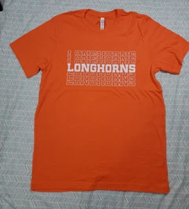 Damen Longhorns orange T-Shirt Größe L Neu ohne Etikett - Bild 1 von 5