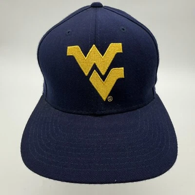 Vintage Champion West Virginia Mountaineers Blue Hat Cap Snap Back Wool - Image 1 of 4