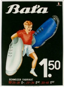 Original Vintage Poster BATA SPORT SNEAKER JUNGE um 1940 - Bild 1 von 1