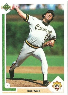 BOB WALK PITTSBURGH PIRATES #689 - UPPER DECK NM-MT 1991 - Image 1 of 2