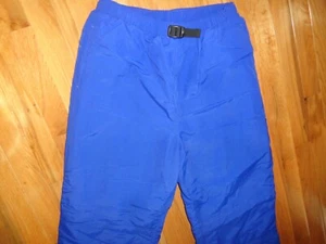 Youth Lands' End Heavy Fleece Lined Blue Snow/Ski Pants Size 18 NWOT - Picture 1 of 5