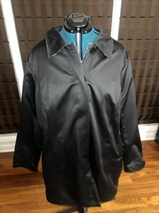 Dennis by Dennis Basso Woman's Black Reversible Fall Winter Jacket Coat Size 3X - Picture 1 of 8