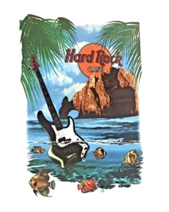 HARD ROCK CAFE CABO SAN LUCAS T-SHIRT White Unisex Large Tee Circa 1990 RARE - Picture 1 of 8