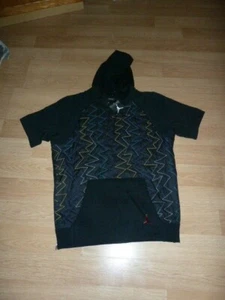 Air Jordan VII Quilted Fleece Mens Pullover SS Hoodie 706729 011 Size Medium - Picture 1 of 10
