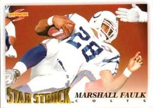 Pinnacle Score #209 1995 Marshall Faulk Indianapolis Colts Salón de la fama - Imagen 1 de 2