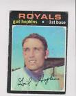 1971 Topps #269 Gail Hopkins Card, Kansas City Royals