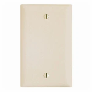 Blank Single Gang 1-Gang Wall Face Plate Outlet Switch Cover Off-White - Almond - Picture 1 of 1