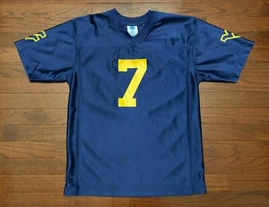 KIDS WEST VIRGINIA UNIVERSITY MOUNTAINEERS FOOTBALL JERSEY YOUTH XL BLUE WVU KA - Picture 1 of 6