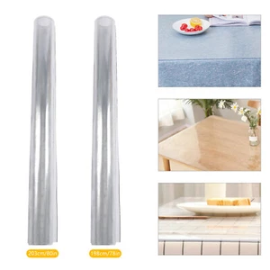Mantel transparente PVC de 2 mm de grosor impermeable transparente cubierta protectora de mesa de escritorio - Imagen 1 de 36