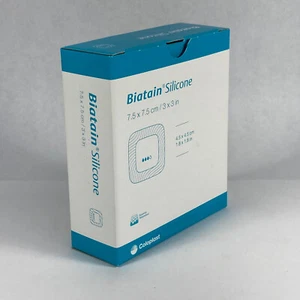 Coloplast Biatain Silicone Foam Dressing Soft Adhesion 3" x 3" - 5 Pcs. - 33434 - Picture 1 of 5