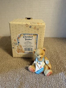 Enesco Cherished Teddies Arthur August Figurine #914827 Smooth Sailing - Picture 1 of 7