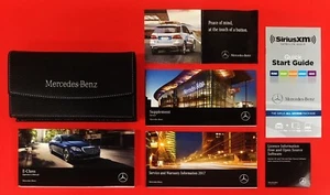 2017 2018 Mercedes Benz E CLASS Owners Manual Set E300 4MATIC AMG E43 4MATIC - Foto 1 di 6