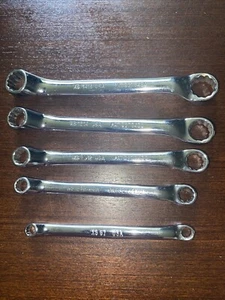 Snap On Offset 5 Piece SAE Box Wrench Set 3/16-1/2 Excellent Condition - Picture 1 of 2