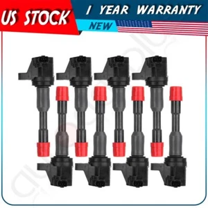 Paquete de 8 bobinas de encendido para 03-05 Honda Civic Hybrid 06-11 Honda Civic L4 1.3L - Imagen 1 de 5