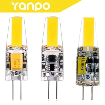 Dimmable G4 LED 1505 COB Light Bulbs Capsule AC DC 12V 6W Replace Halogen Lamp - Image 1 of 4