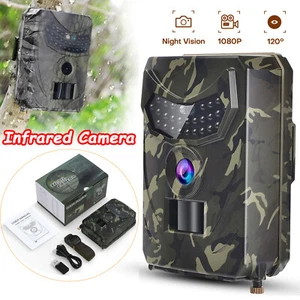 Mini Wildkamera 12MP 1080PHD IR Nachtsicht Jagdkamera Wildtierkamera Wasserdicht - Bild 1 von 12