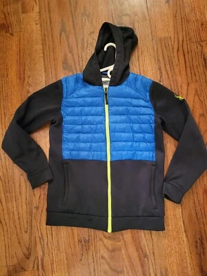 Spyder Jacket Lightweight Coat in Blue and Black  - Image 1 of 4