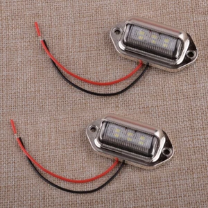 2Pcs Marine Boat RV LED Deck Courtesy Light Waterproof Stern Transom Light New - Picture 1 of 7