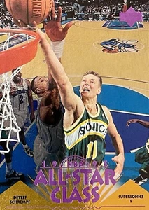 1995-96 Upper Deck All Star Class DETLEF SCHREMPF Seattle Sonics - Bild 1 von 2