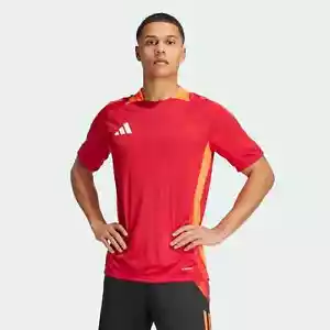 Adidas Men TIRO 24 Competition T-Shirts Run Jersey Red Training - IS1658 - Picture 1 of 5