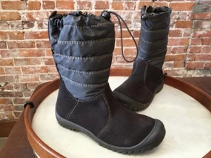 Sporto Ellie Brown Suede Quilted Waterproof Snow Midcalf Boots Sale Display - Picture 1 of 12